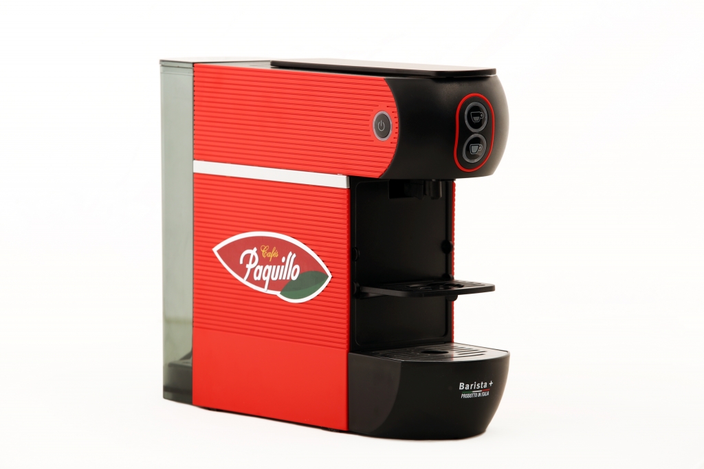 Cafetera cápsulas Barista Mini Roja - Cafés Durbán